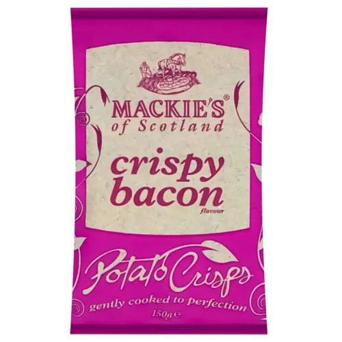 Чіпси Mackie's зі смаком хрусткого бекону 150г