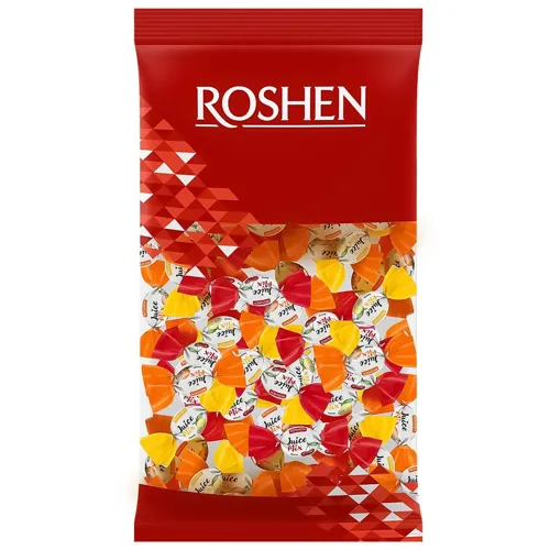 Цукерки Roshen Джус карамель мікс 1кг