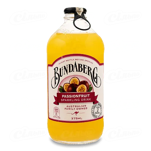 Напій Bundaberg Passionfruit безалкогольний сильногазований, 0,375л