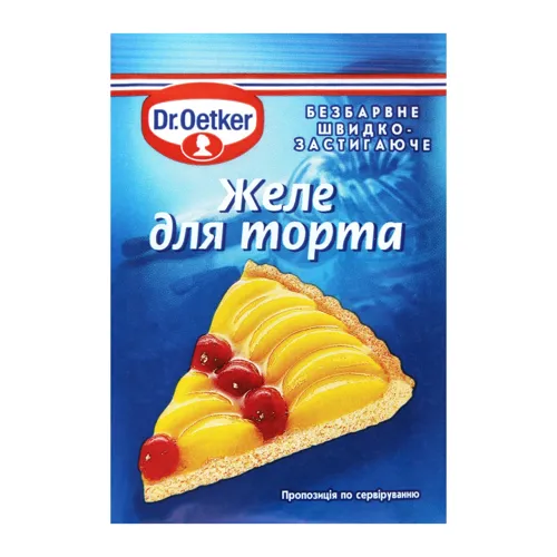 Желе для торта червоне Dr.Oetker 8г