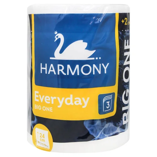 Рушники паперові Harmony Everyday Big One 3-шарові