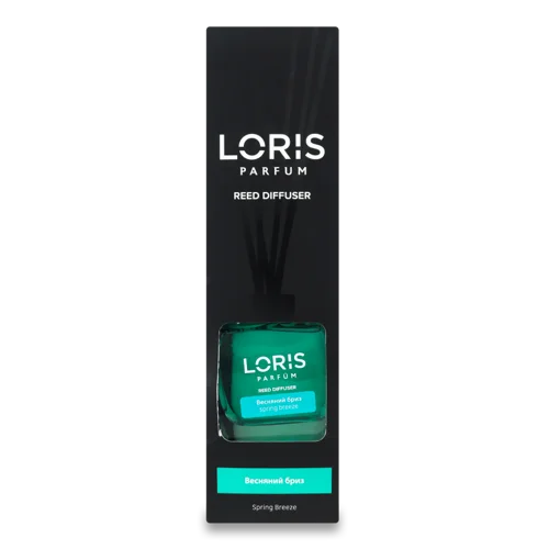 Аромадифузор з Декоративними Бамбуковими Паличками Весняний Бриз, Loris, 120мл