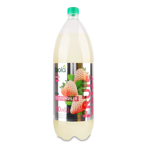 Напій Безалкогольний Сильногазований Соковмісний Біла Полуниця Fruit Water Biola п/пл 2л