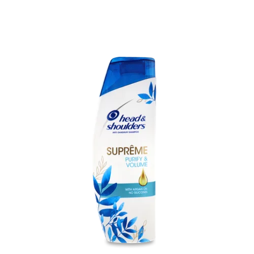 Шампунь Проти Лупи з Аргановою Олією Head&Shoulders 270мл, очищення та об'єм