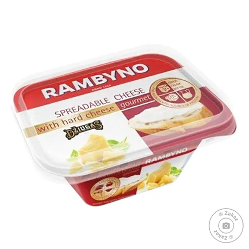 Сир плавлений «Rambyno» з сиром Джюгас 50%, 175г