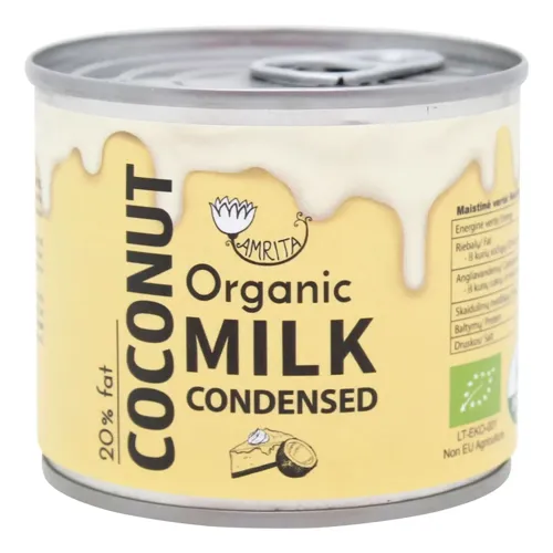 Молоко згущене Amrita кокосове 20% 200мл