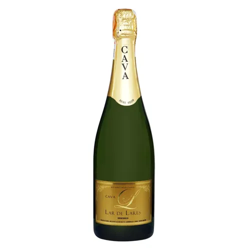 Вино ігристе Lar de Lares Secco Cava біле напівсухе 11,5% 0,75л