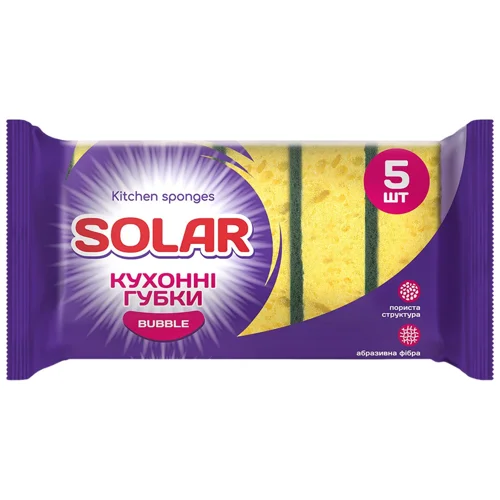 Губки кухонні Solar Bubble 5шт