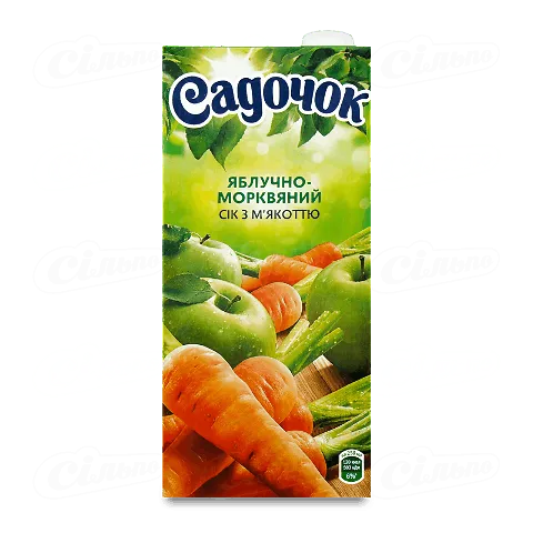Сік «Садочок» яблучно-морквяний, 0,95л