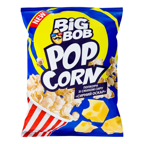 Попкорн зі смаком сиру Сирний Оскар Big Bob м/у 80г