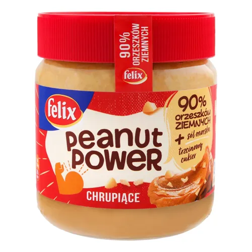 Масло арахісове зі шматочками горішків Кранч Felix с/б 350г