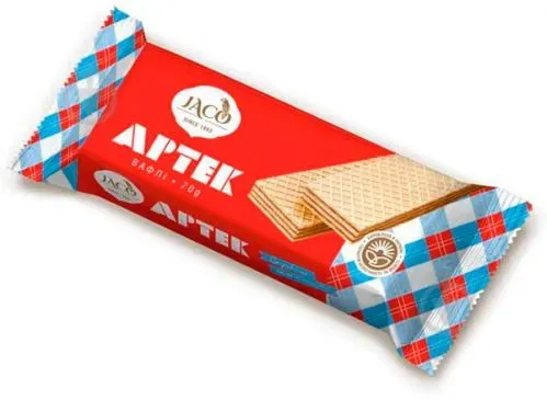 Вафлі Артек 70г, Жако