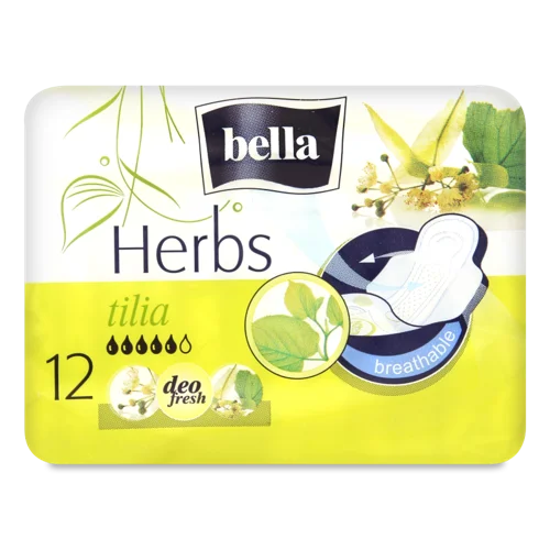 Гігієнічні Прокладки Herbs Tilia Bella 12шт, в/ґ
