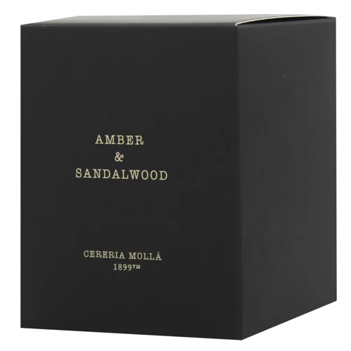 Свічка Cereria Molla Premium Amber & Sandalwood ароматична 230г