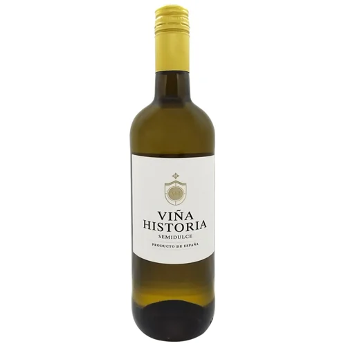 Вино Vina Historia біле напівсолодке 10,5% 0,75л