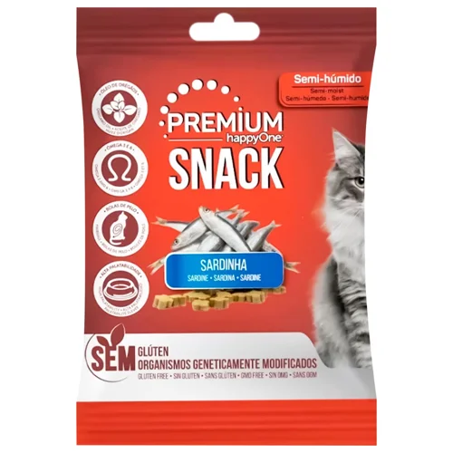 Ласощі HappyOne Premium сардина для котів 50г