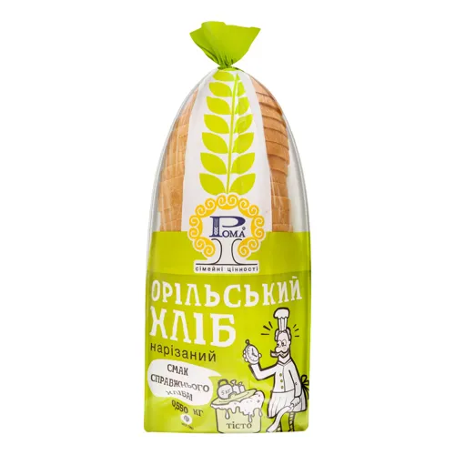 Хліб нарізний Орільський Рома м/у 0.55кг