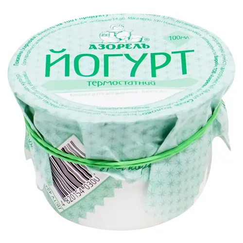 Йогурт Азорель термостатний живий 4% 100мл