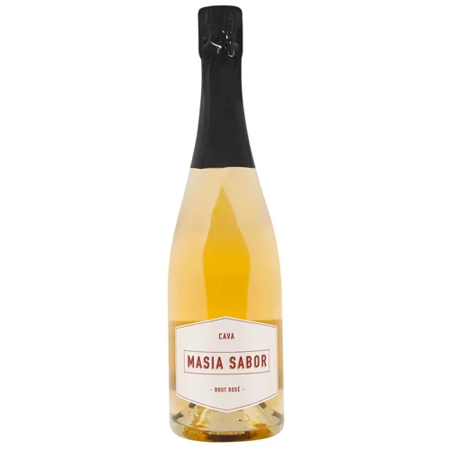 Вино ігристе Masia Sabor Cava Brut Rose рожеве брют 12% 0,75л