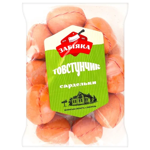 Сардельки Забіяка Товстунчик вищий сорт