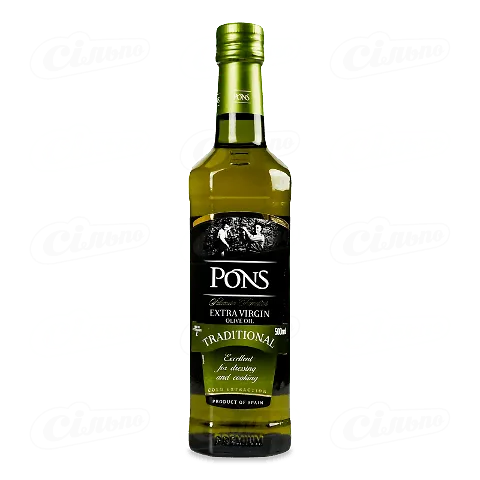 Олія оливкова Pons Extra Virgin, 500мл