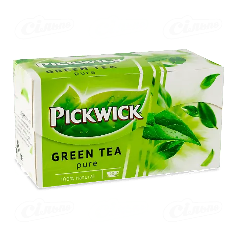Чай зелений Pickwick в пакетиках 1,5г х 20шт