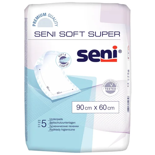 Пелюшки гігієнічні Seni Soft Super 90х60см 5шт
