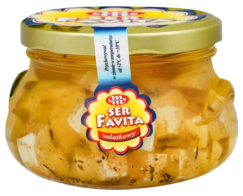 Сир FAVITA з зеленню 30%, 100г