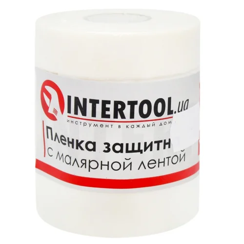 Плівка Intertool захисна з малярською стрічкою 550мм 30м
