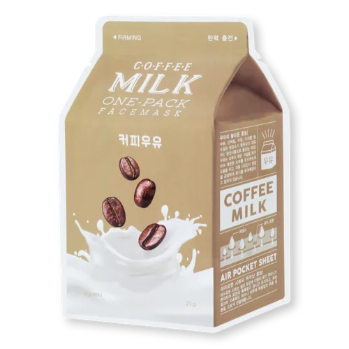 Маска для обличчя Тканинна Coffee Milk A'pieu, 21г