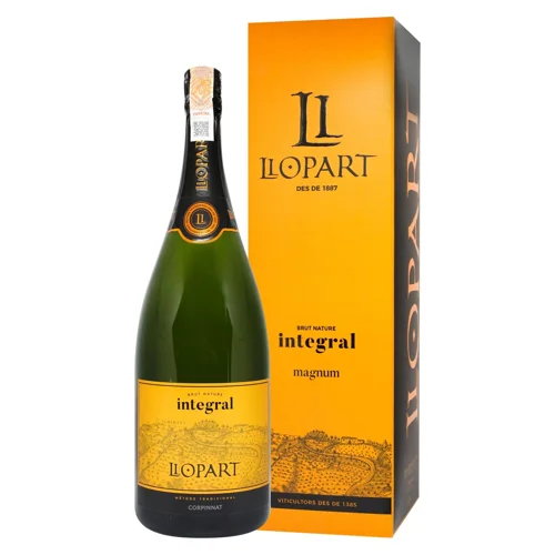 Вино ігристе Llopart Integral Brut Nature біле брют 11,5% 1,5л