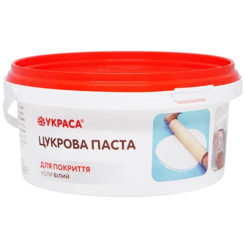 Цукрова паста Украса біла для покриття 500г