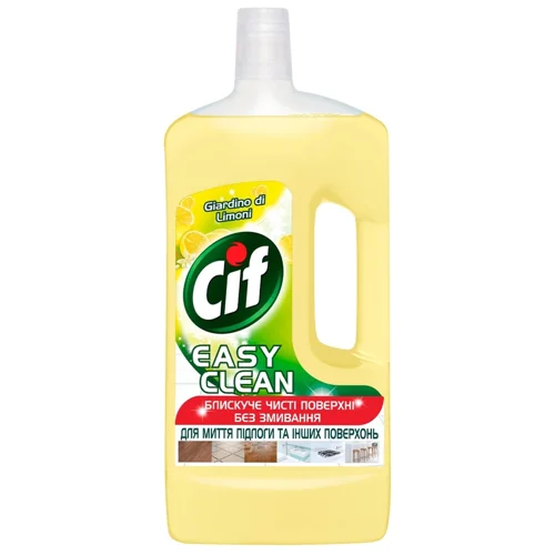 Засіб мийний Cif Лимонна свіжість для підлоги та стін 1л