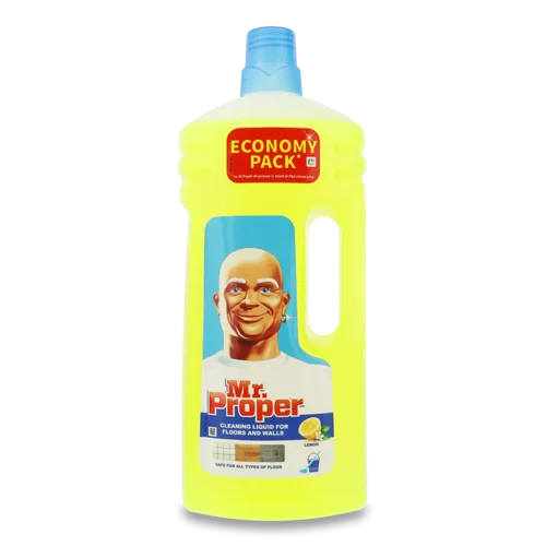 Миючий Засіб Рідкий Для Підлоги Та Стін Лимон Mr.Proper 2л