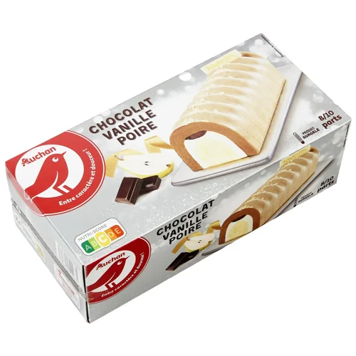 Десерт Auchan Шоколад Ваніль Груша 549г