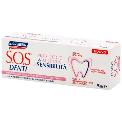 Зубна паста SOS Denti Захист чутливих зубів 75мл
