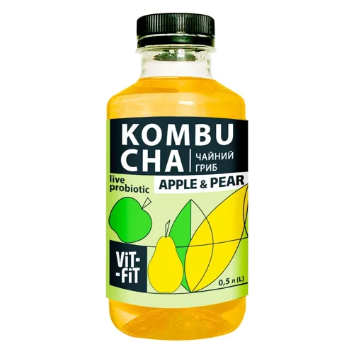 Комбуча Vit-Fit яблуко-груша 0,5л