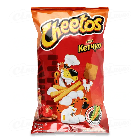 Палички кукурудзяні Cheetos зі смаком кетчупу 90г