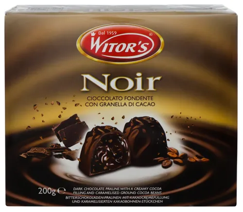 Цук Нуар з какао-бобами 200г 12шт Віторс