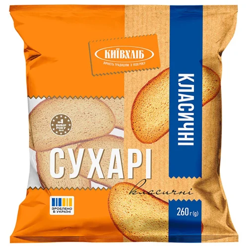 Сухарі Київхліб Класичні 260г