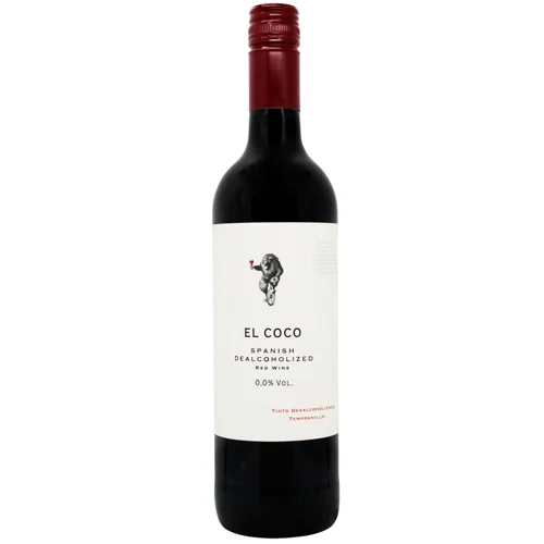 Вино El Coco Tinto безалкогольне червоне напівсолодке 0,75л