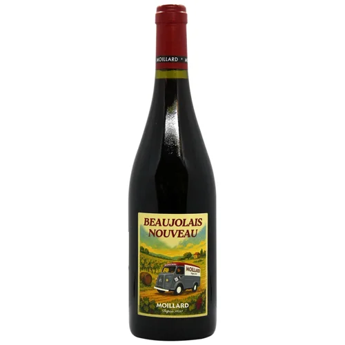 Вино Beaujolais Nouveau Moillard Bottle червоне сухе 12% 0,75л