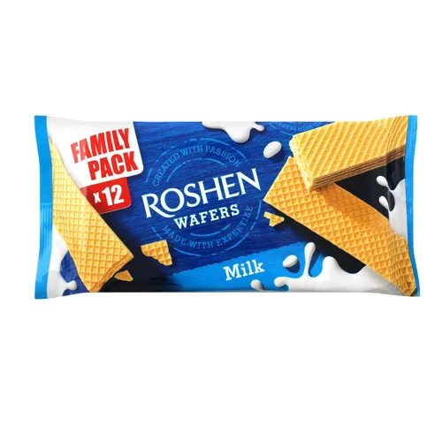 Вафлі Cocoa&Milk Wafers Roshen м/у 216г