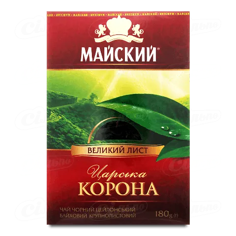 Чай чорний Майский Царська Корона 180г