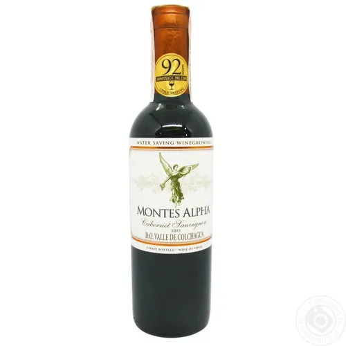 Вино Montes Alpha Cabernet Sauvignon червоне сухе 13,5% 0,375л