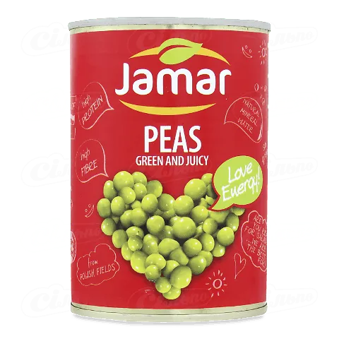 Горошок Jamar консервований В*, 400г