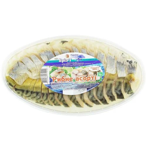 Рибне асорті Бріз-Т Оселедець та скумбрія 200г