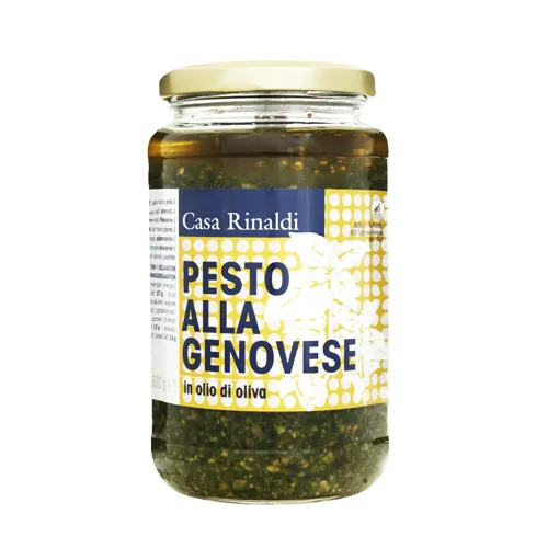Крем-паста в оливковій олії песто Genovese Casa Rinaldi 500г