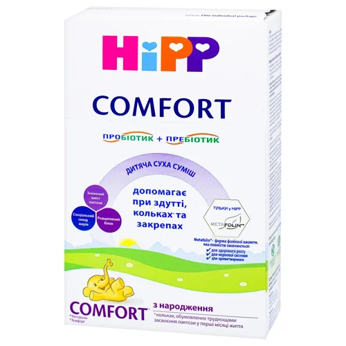 Суміш молочна суха Hipp Comfort для дітей з народження 300г