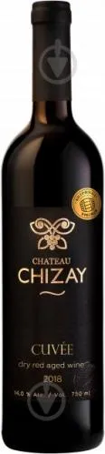 Вино витримане червоне сухе Chateau Chizay "CUVEE" 0.75л